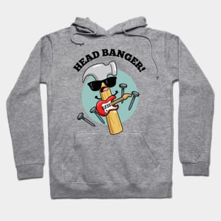 Head Banger Funny Music Puns Hoodie